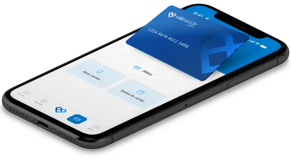 Imagem ilustrativa do cartão virtual da Vale Saúde